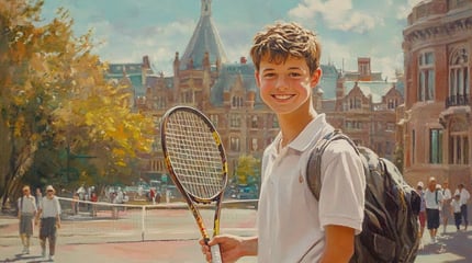 What were the early life and educational experiences of Matthew Perry?