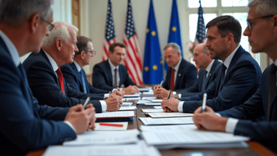 US and EU Set Tariff Rates for Autos and Industrial Goods