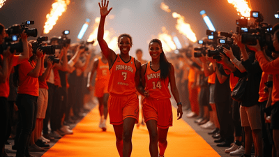 WNBA Stars Shine Bright on the Orange Carpet