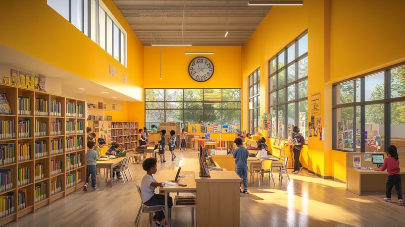 Big Ten Funds New Library for Indianapolis Elementary School