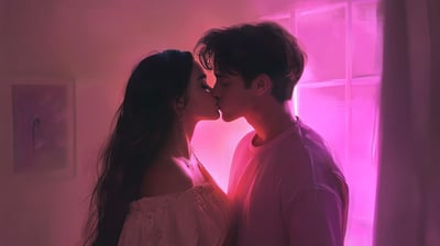 Ariana Grande Shares Rare Photo Kissing Boyfriend Ethan Slater