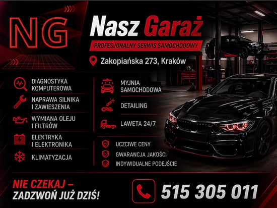 Auto serwis i wulkanizacja Nasz Garaż Kraków
