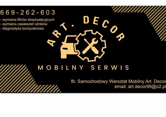 Samochodowy Warsztat Mobilny Art.Decor  Zgierz