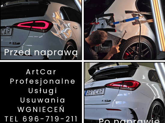 ArtCar - usuwanie wgnieceń PDR grad Nowy Sącz