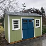 Utility Shed With Custom Paint & Extra Window