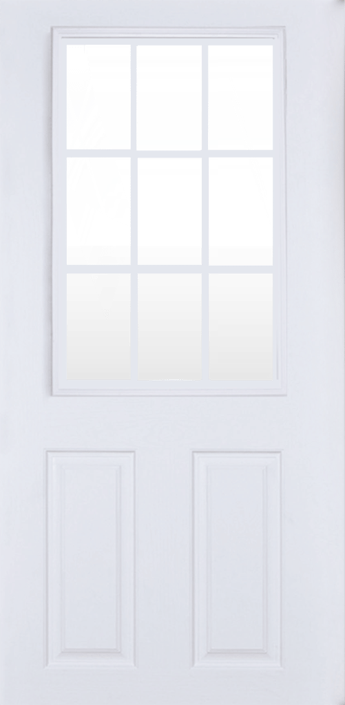 9-Lite Slab Door