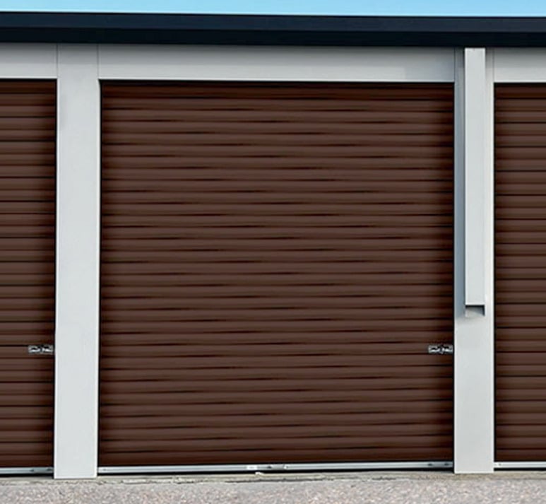 Trac-Rite Roll Up Door – Brown