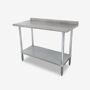 Stainless Steel Work Tables with Undershelves