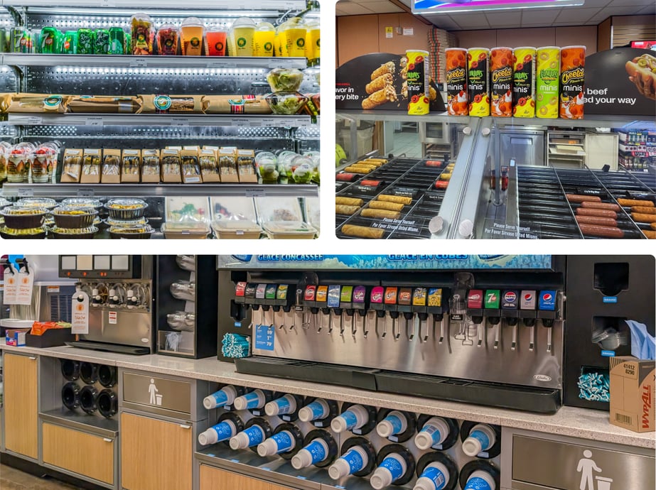 Image of restaurant equipment inside a commercial kitchen