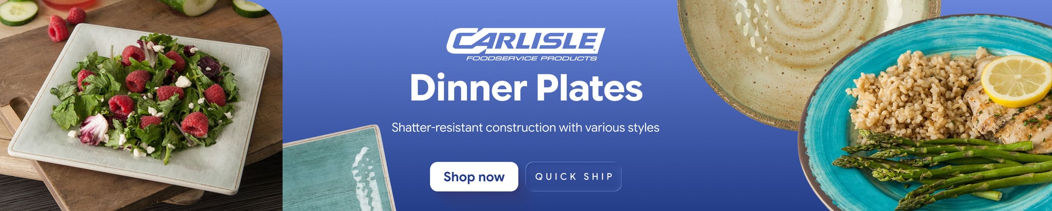 CarlisleQuick Ship Dinner Plates