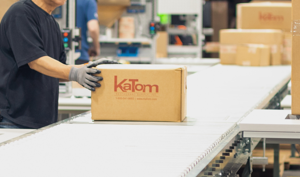 image of box on a conveyor