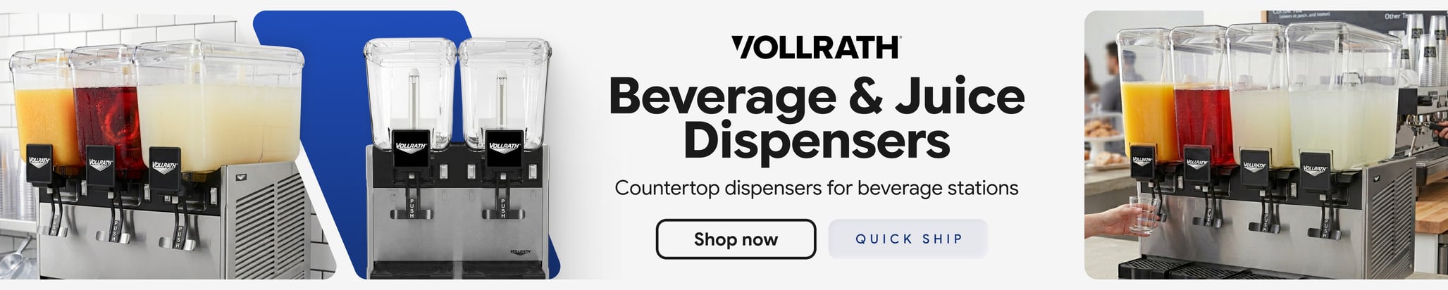 Vollrath Refrigerated Beverage & Juice Dispensers