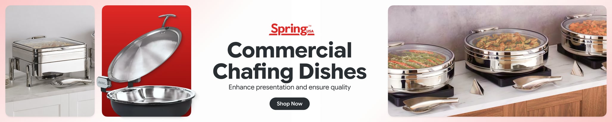 Spring USA Commercial Chafing Dishes