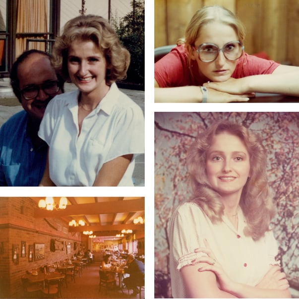 Collage of Younger Patricia Bible Images