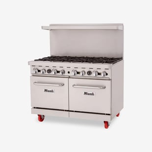 Commercial 8-Burner Stoves - Gas & Electric