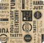 Brown w/ Black Typography