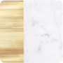 Faux Alder Wood/Carrera Marble