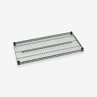 Focus Foodservice Green Epoxy Shelving