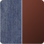 Indigo/Brown