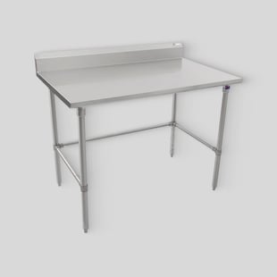Stainless Steel Open Base Work Tables Example Product