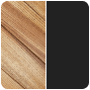 Reclaimed Wood/Black