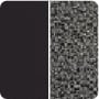 Ebony Black/Silver Vein