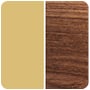 Brass/Walnut