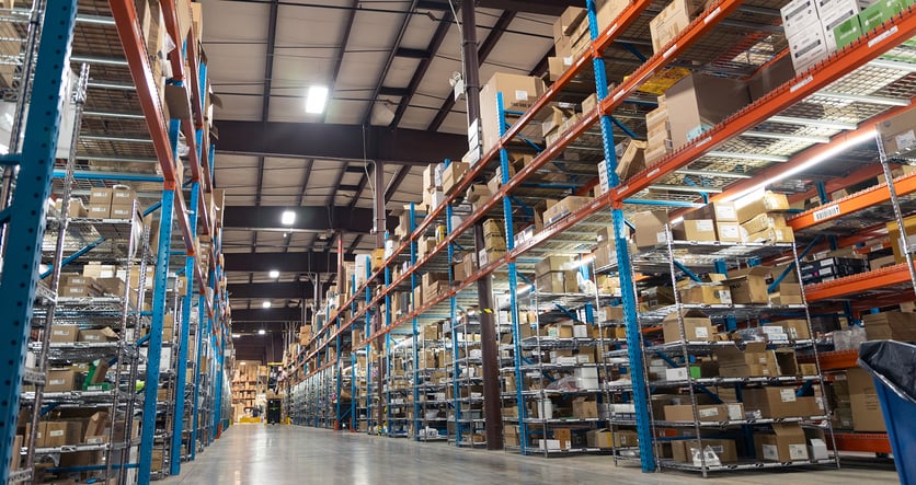 Image of the inside of the KaTom warehouse