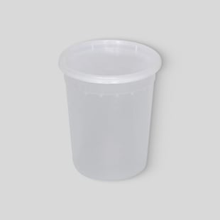 Quart Plastic Containers with Lids