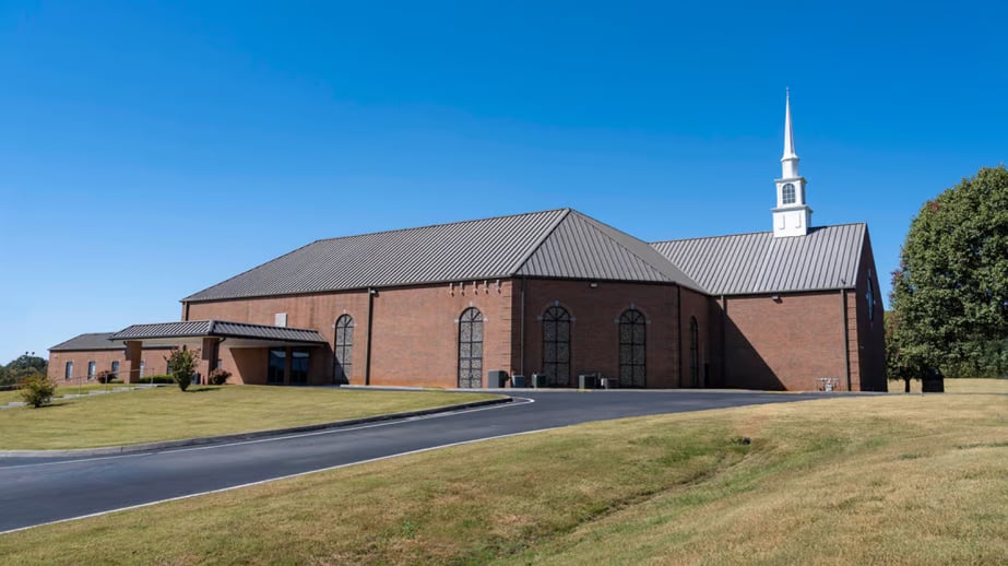 Image of a large church's exterior