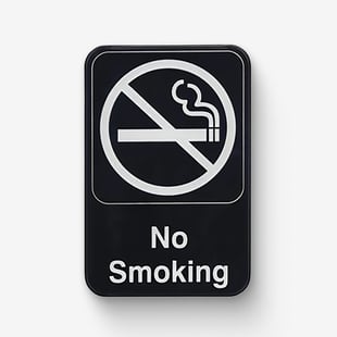 Smoking & No Smoking Signs Example Product