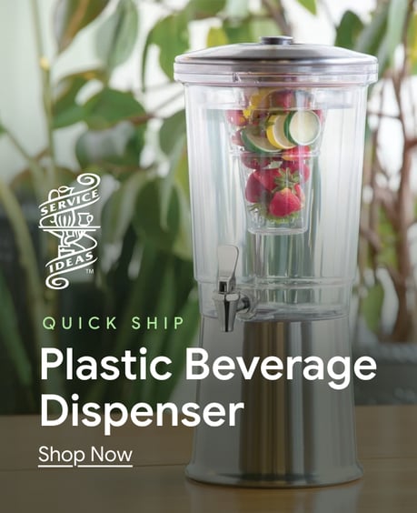 Service Ideas Plastic Beverage Dispenser