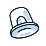 Summit BIM68OSGDR 14 7/8"W Top Hat Undercounter Ice Machine - 62 lbs/day, Air Cooled, Gravity Drain, 115v