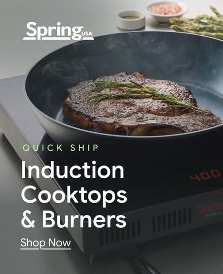 Spring USA Quick Ship Induction Cooktops & Burners