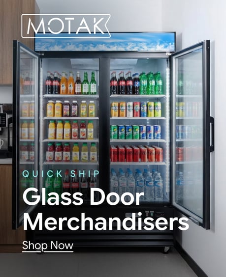 MoTak Quick Ship Glass Door Merchandisers