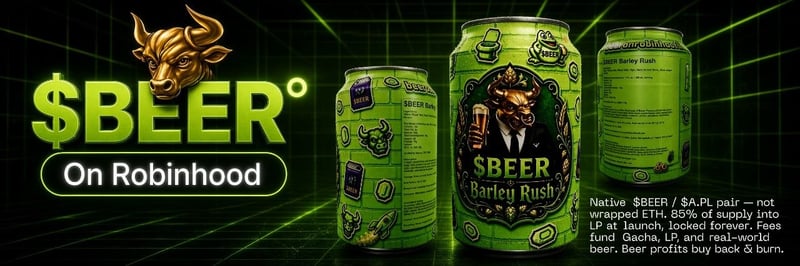 Beer On RobinHood banner