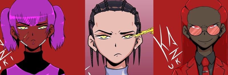 Kazuki (sol) banner