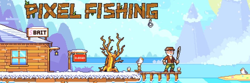 Pixel Fishing banner