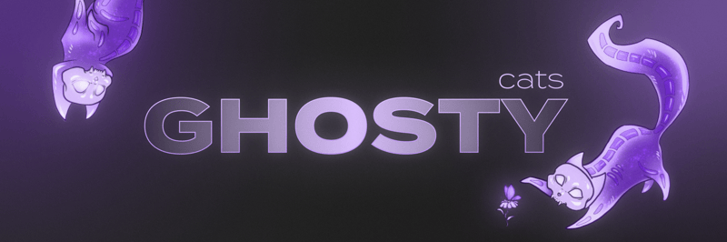 Ghosty Cats banner