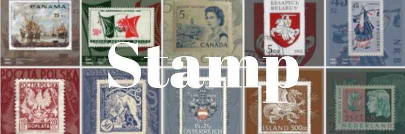 Stamp banner