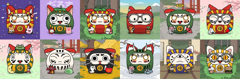 Neko Darumas banner