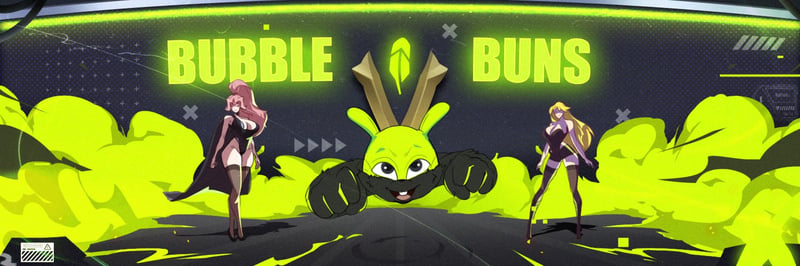 Bubbles buns banner