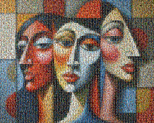 faces of picasso banner