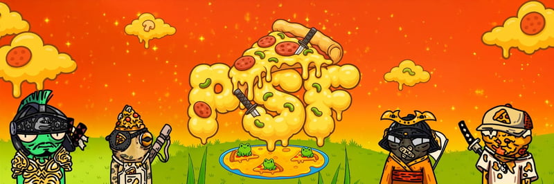 Pizza Samurai Frogs banner