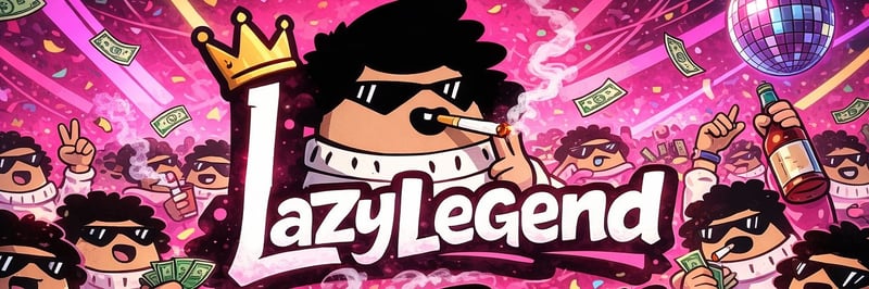 Lazy Legend banner