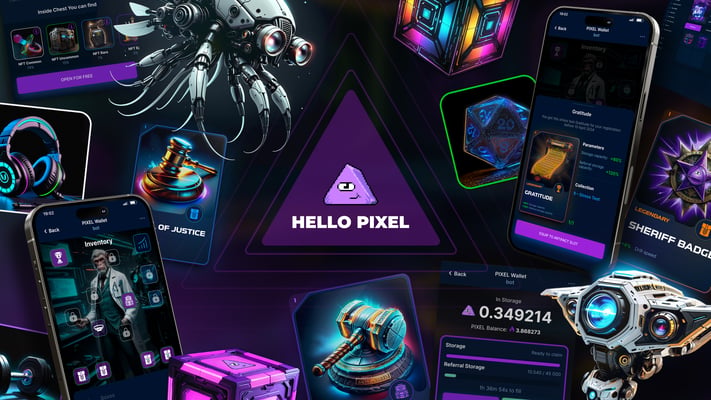 HELLO PIXEL banner