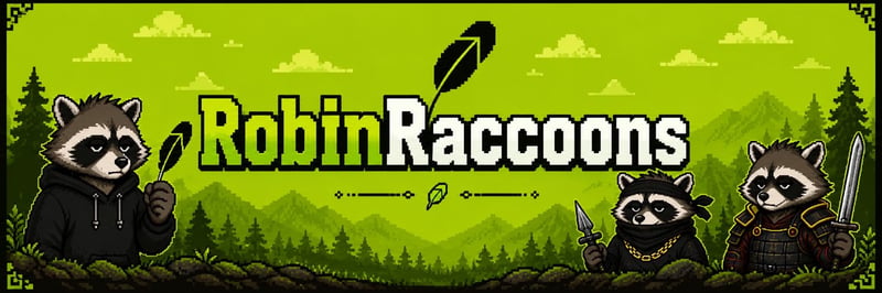 Robin Raccoons banner