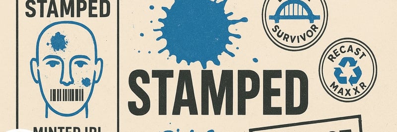 Stamped banner