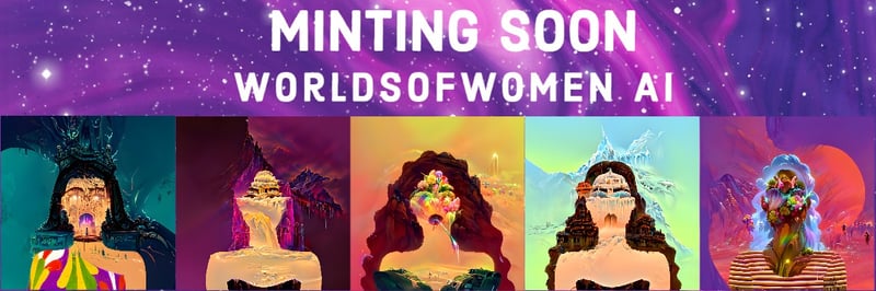 Worlds of Woman AI banner