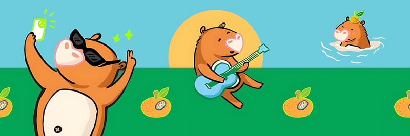 Capy Friends by Open Campus banner